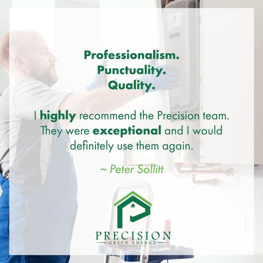 Google review from a Precision Green Energy customer