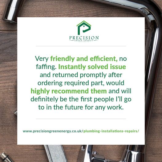 Precision Green Energy customer service promise