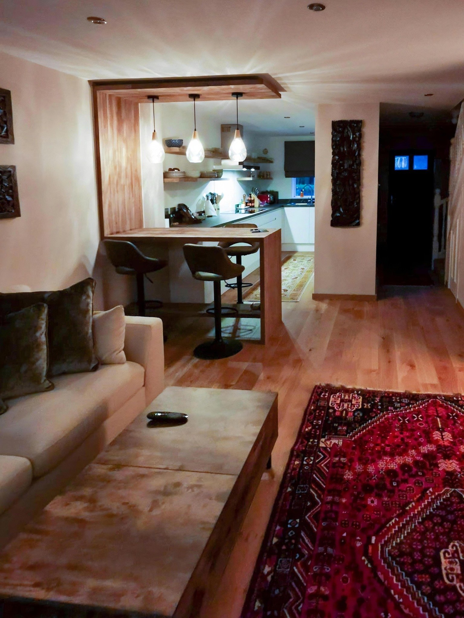 Downstairs rewire with updated lighting โ Precision Green Energy