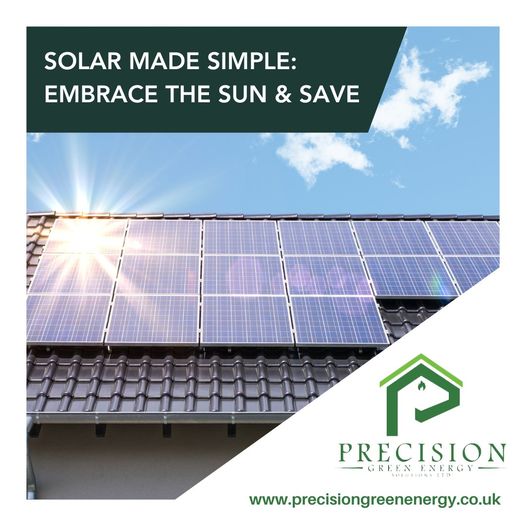 Solar panels making the most of summer weather — Precision Green Energy